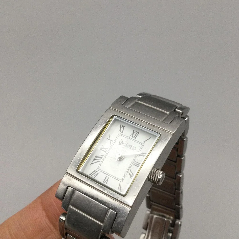Silpada Designs Womens Watch 19mm Stainless Bracelet New Battery 7